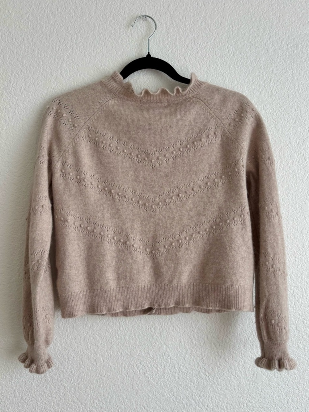 Boden Light Pink Fae Cardigan with Pink & Red Floral Embroidery - Picture 5 of 9